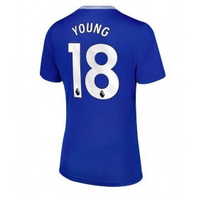 Everton Ashley Young #18 Hjemme skjorte til dame 2024-25 Kortermet